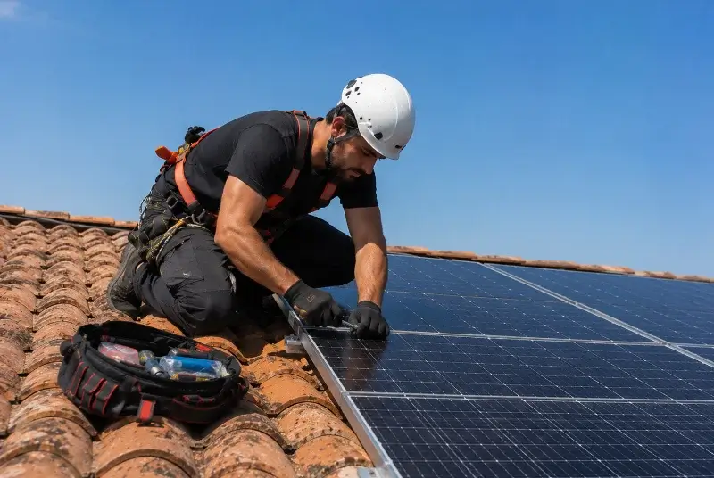 Maintenance et monitoring de panneaux solaires à la Salvetat-sur-Agout