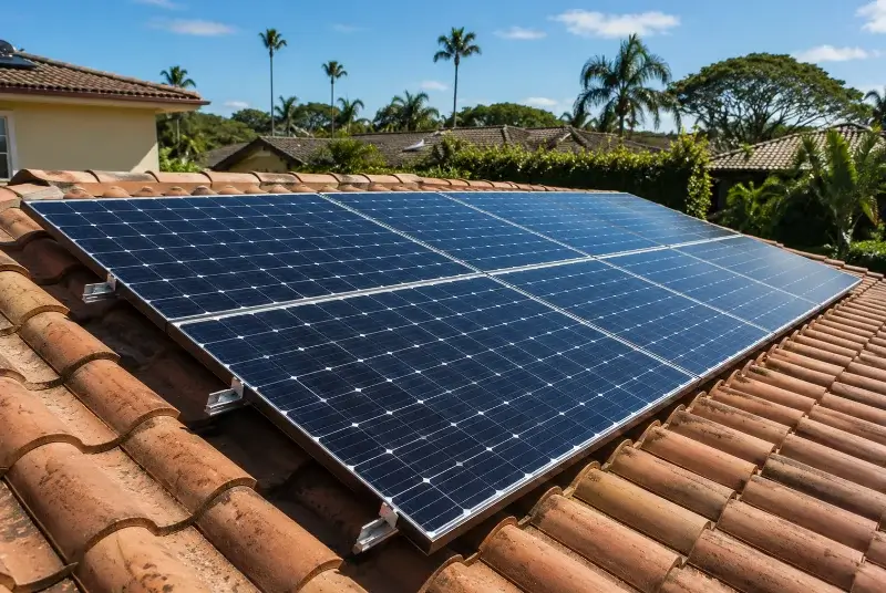 Installation de panneaux solaires à la Salvetat-sur-Agout